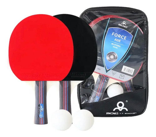 Set Ping Pong Con Raquetas Y Pelotas