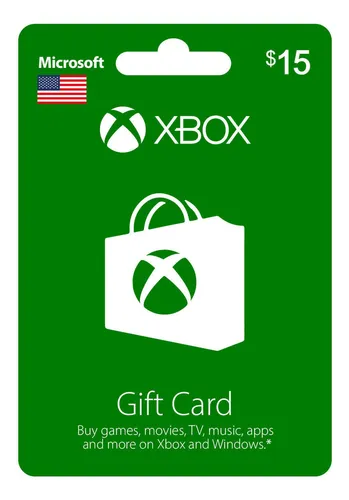 comprar Gift Card Xbox One $ 15