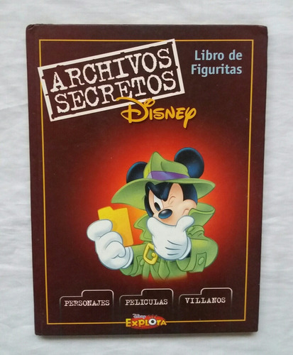 Album Archivos Secretos Disney 1999 Original Mickey Mouse