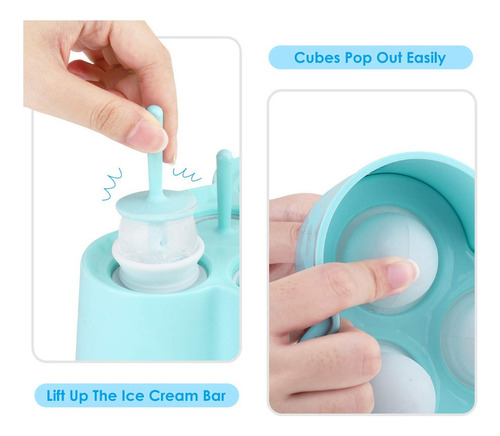 Molde For Paletas De Helado De Silicona For Niños