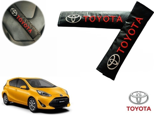 Par Almohadillas Cubre Cinturon Toyota Prius C 1.5 2019