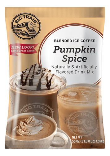 Big Train Pumpkin Spice Bolsa 1.5 G -base Para Frappe-