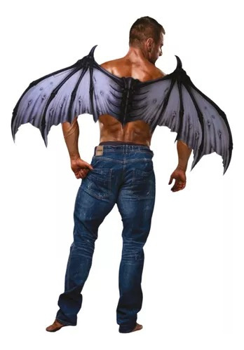 Alas De Murcielago Demonio Gargola Grandes Disfraz Halloween