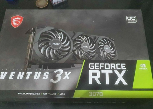 Nvidia Msi  Ventus Series Geforce Rtx 3070 Ventus 3x Oc