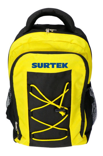 Mochila Sport Con Tirantes Acolchonados 45x22x32 Cm Surtek Color Amarillo