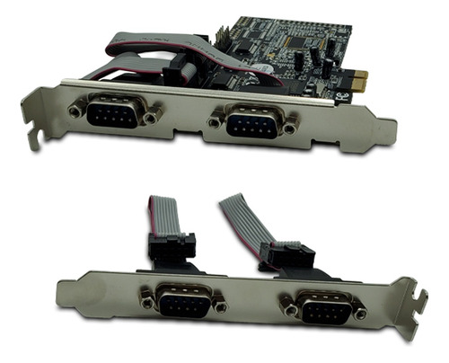 Tarjeta Adaptadora Pci Express 4 Puertos Rs232 Uart 16550