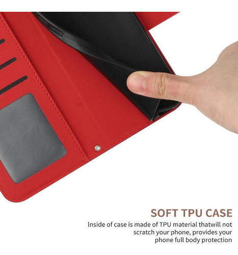 Funda For Xiaomi Redmi 14c Con Un Largo Cordón De Cuero