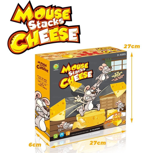 Juego De Habilidad Mouse Stacks Cheese Ratones Equilibrio