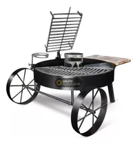 Comprar Carro Asador Movil -alquiler-fogonero Brasero Movil Eventos