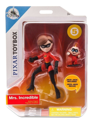 Elastic Girl  Figura Toy Box Los Increibles 2  Disney Store 