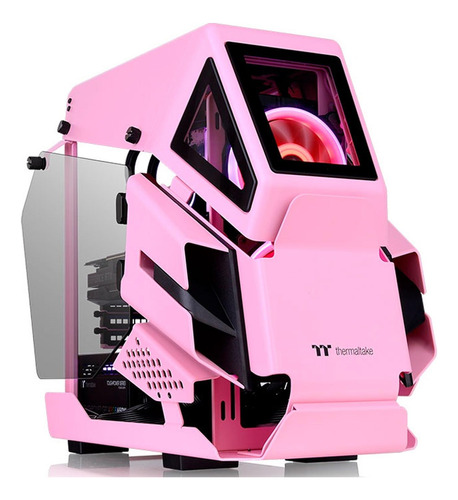 Gabinete Gamer Thermaltake Ah T200 Micro Atx Usb-c Rosa