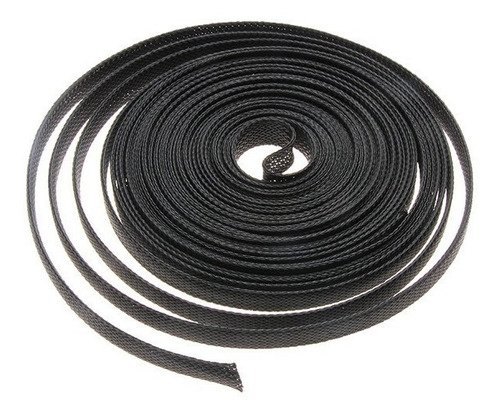 Cubre Cable Piel De Serpiente 3mm X1m Negro Extub-03bla/1