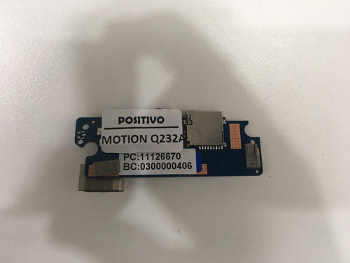 Placa Usb Audio Leitor Micro Sd Positivo Motion Q232a