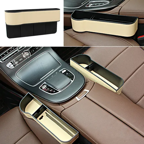 Auto Organizer Car Filler Storage Between Front Premium Pu