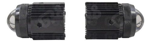 Par De Faro Leds Luz Blanca Y Ambar P/ Motocicleta 9v-30v