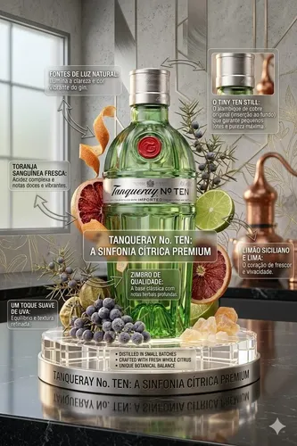 Gin Tanqueray No Ten 750ml Importado Premium Original | MercadoLivre