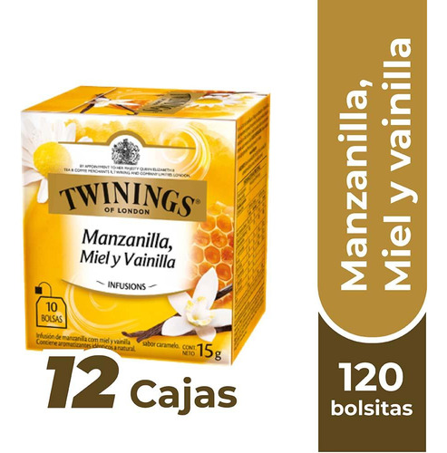 Twinings Té Manzanilla / Miel / Vainilla X120 Bolsitas
