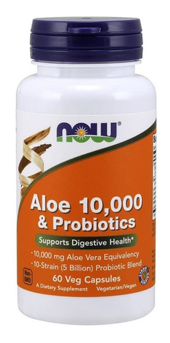 Now Aloe Vera + Probioticos - Unidad a $2498