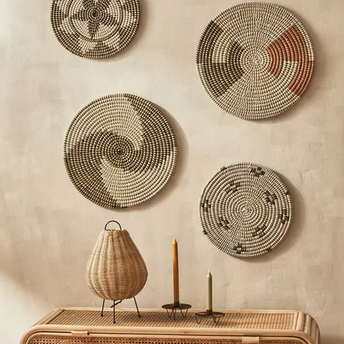 Plato Decorativo Pared Amiyaa Multicolor 40d Calma House