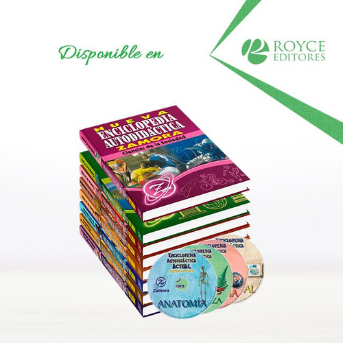 Nueva Enciclopedia Autodidáctica Zamora 8 Vols Con 4 Cd-roms