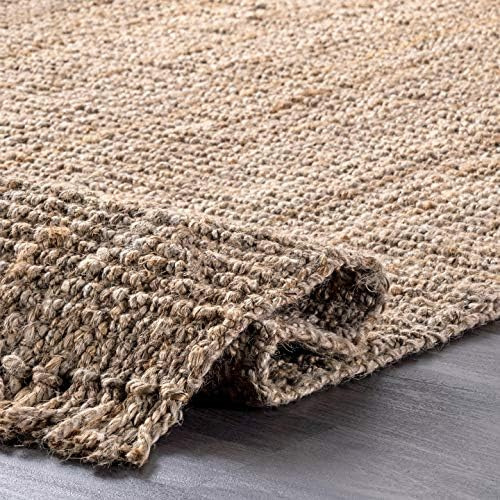 Nuloom Daniela Farmhouse Tapete Robusto De Juta, 3 X 5, Na