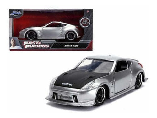 Nissan 370z Rápido Y Furioso Escala 1:32 Jada Gris