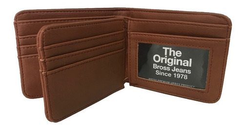 Billetera Bross Brs-6012 Hombre Cuero Sintetico