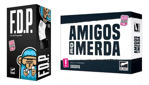 3 Jogos Humor Amigos de Merda + Nós Não Testamos Este Troço + Foi de  Propósito Buró - Outros Jogos - Magazine Luiza