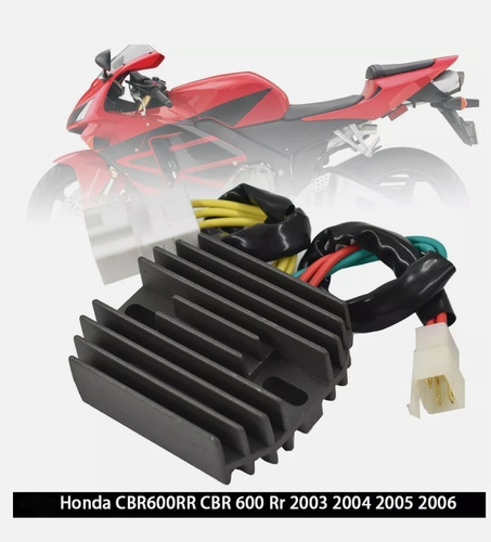 Regulador De Voltaje Para Honda Cbr 600rr 2003 A 2006 Nuevo!