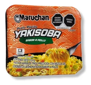 Sopa Maruchan Yakisoba Sabor A Pollo 113.4 G