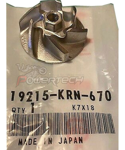 Propulsor Bomba De Agua Honda Crf 250 R Crf 250x  04-06