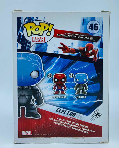 ### Funko Pop Amazing Spider-man 2 Electro 46 Gitd ### (Usado)