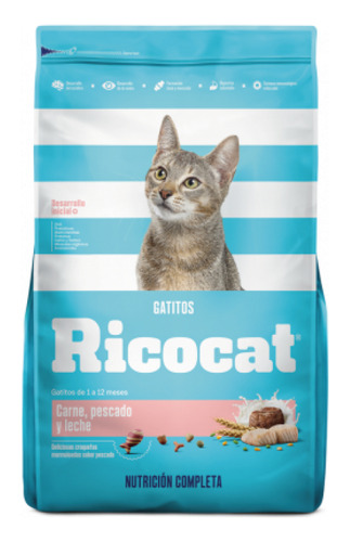 Ricocat Gatitos De Carne, Pescado Y Leche 5 Kg