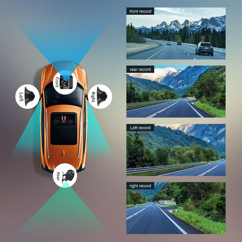 Ips 4g Android Dash Cam Gps Transmisión De Alta Definición