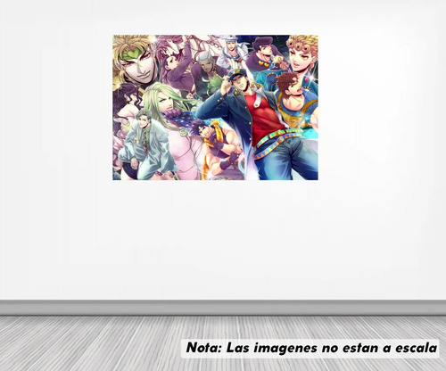 Vinil Sticker Pared 35cm Lado Jojo's Bizarre Adventure 053