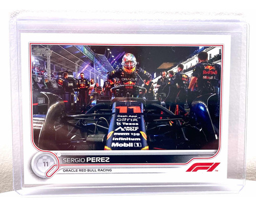 Tarjeta Topps F1 Formula 1 Red Bull Sergio Perez #23