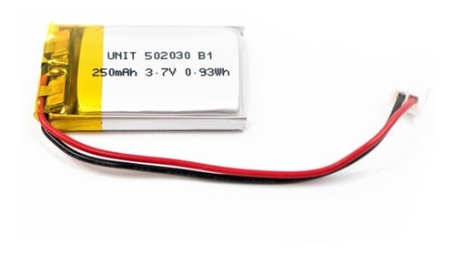 250mah Bateria Recargable 502030 Lipo 3.7v 30x20x5 Mm