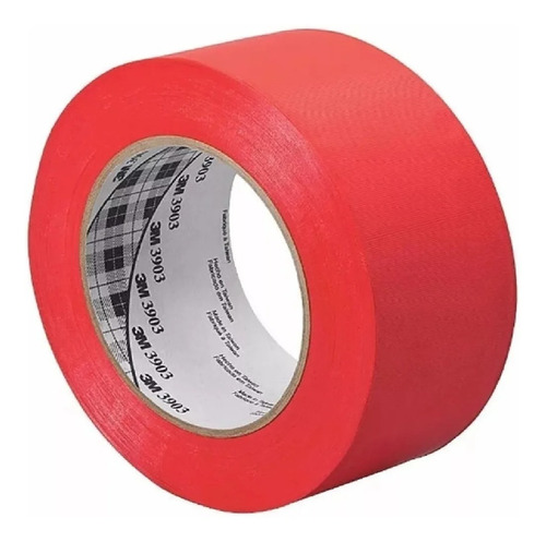 Cinta Multiproposito 3m Ducttape 3903 50mmx18mts Color Rojo