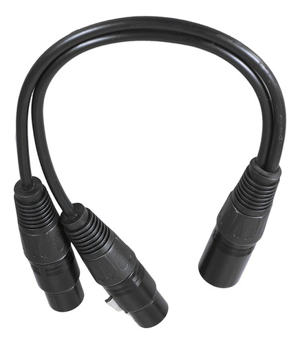 Cable De Micrófono Xlr Y Splitter De 3 Pines Hembra A Y Dobl