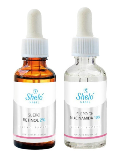 Suero Retinol 2% + Suero Niacinamida Shelo