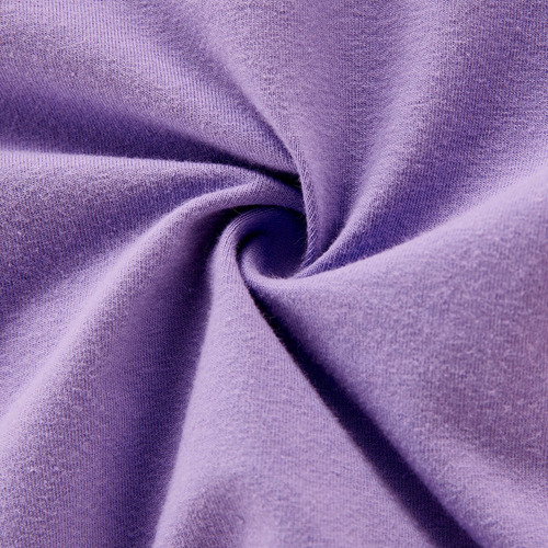 Conjunto De Sudadera Casual Con Capucha Y Estampado De Letra Violeta 6-9 M