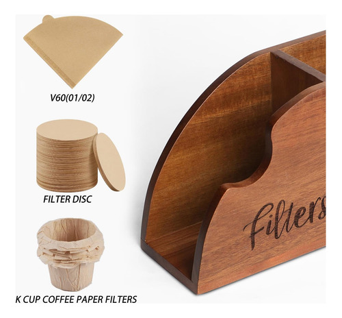 Soporte De Filtro De Café De Madera De Lbemey Acacia V60 01