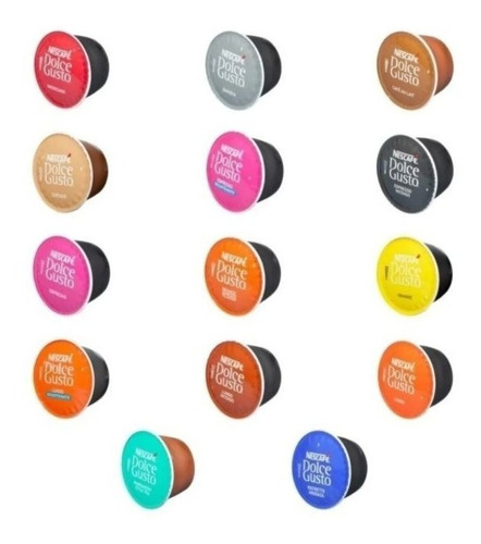 Imagen 3 de 3 de Cápsulas Café Dolce Gusto Nescafé Variedad De Sabores 48 Pza