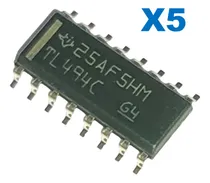 Comprar Tl494 Tl494c Smd 16 Pines Circuito De Control Pwm - 5 Piezas
