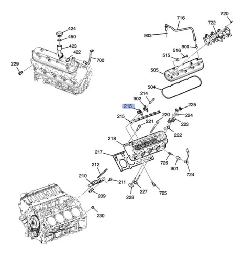 Balancin Válvula Chevrolet Silverado V8 5.7 08-14 12681275 (Usado)