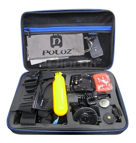 Imagen 1 de 10 de Gopro Puluz Kit 53 Accesorios Cámara Acción Gopro 9/8/7