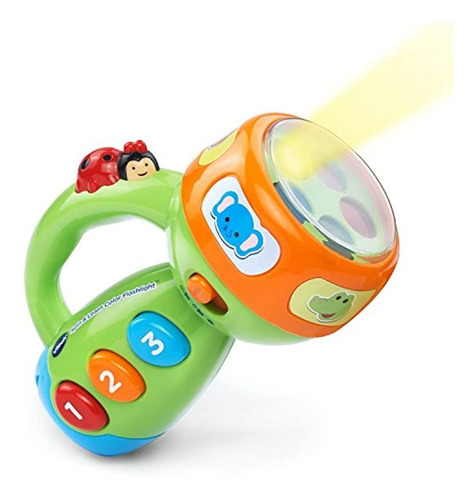 Vtech Spin And Learn Linterna De Color, Verde Lima, Exclusiv