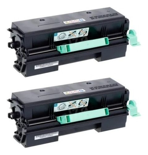 Kit 2 X Toner Compatível Ricoh Sp-4500 4510sf Sp4510 Tinta Preto