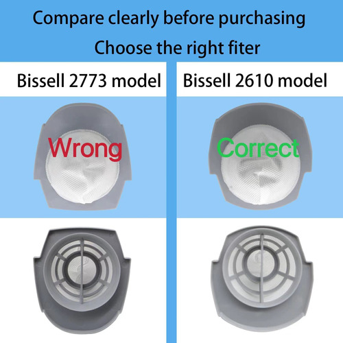 Aolleteau Filtro Repuesto Bissell 3 1 Turbo Lightweight Vac