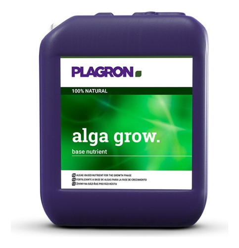 Alga Grow Plagron Fertilizante Base 100% Organico 5 Litros